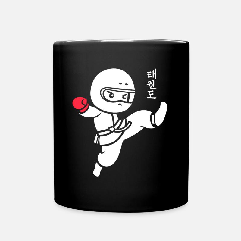 taekwondo - Mug uni - noir
