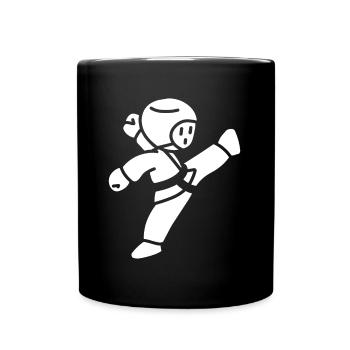 Taekwondo - Tasse einfarbig - Schwarz - Vorne