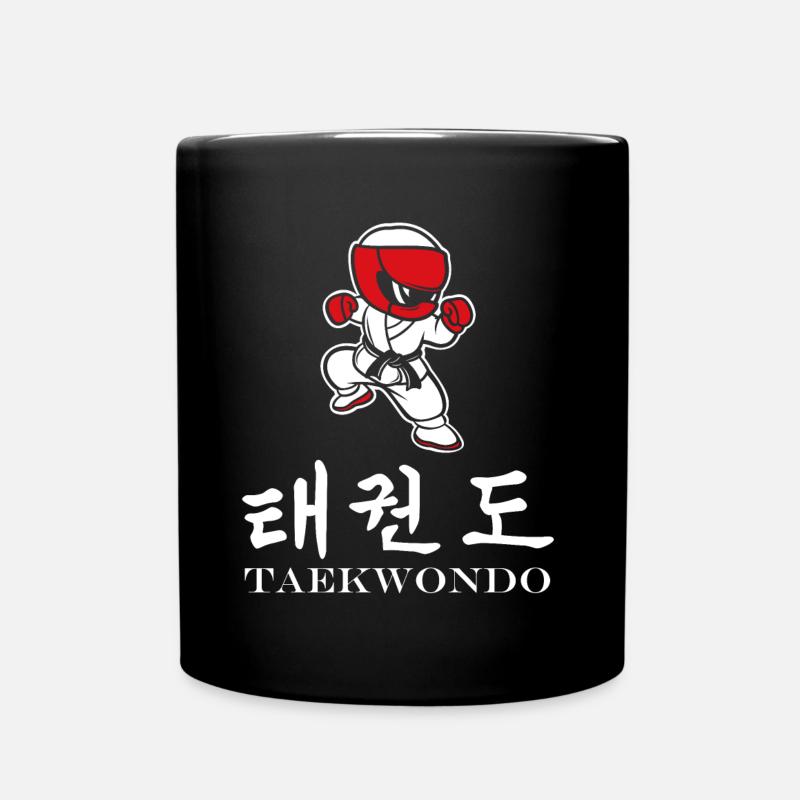 taekwondo - Mug uni - noir