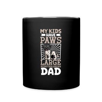 Grand papa de Münsterland - Mug uni - noir - Devant