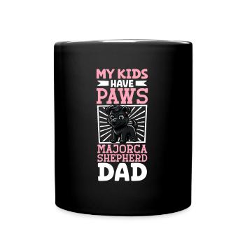 Ca de bestiar Papa - Tasse einfarbig - Schwarz - Vorne