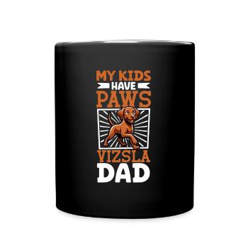 Magyar Vizsla Papa - Full Colour Mug - black - Front