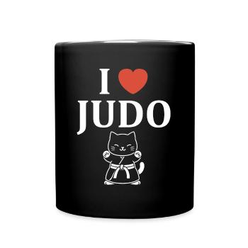 judo - Mug uni - noir - Devant