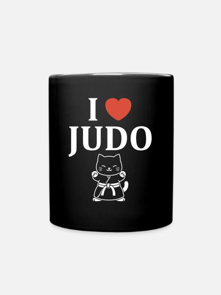 judo - Mug uni - noir