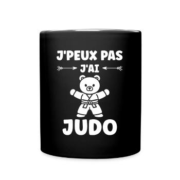 judo - Mug uni - noir - Devant