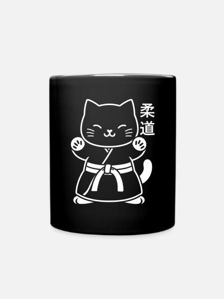 judo - Mug uni - noir