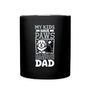 Bobtail Dad - Full Colour Mug - black - Front