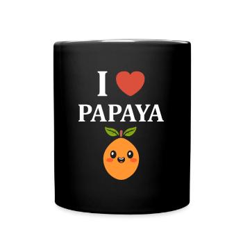 Papaya - Full Colour Mug - black - Front