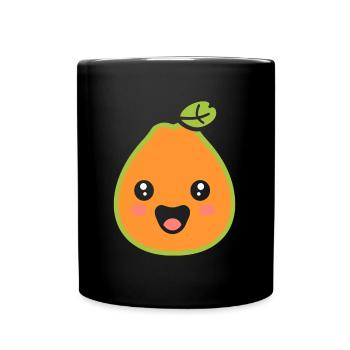 Papaya - Tasse einfarbig - Schwarz - Vorne
