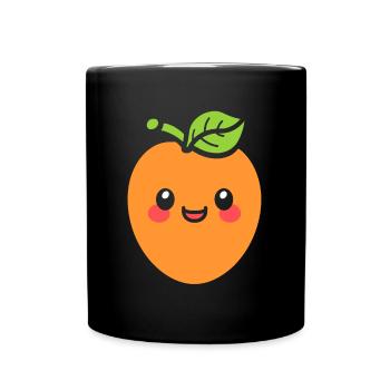 Papaya - Tasse einfarbig - Schwarz - Vorne