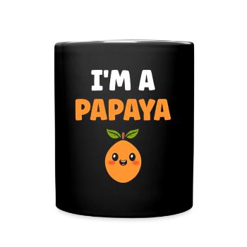 Papaya - Full Colour Mug - black - Front