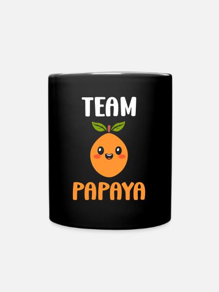 Papaya - Tasse einfarbig - Schwarz