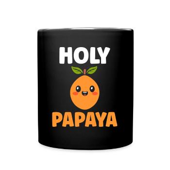 Papaya - Tasse einfarbig - Schwarz - Vorne