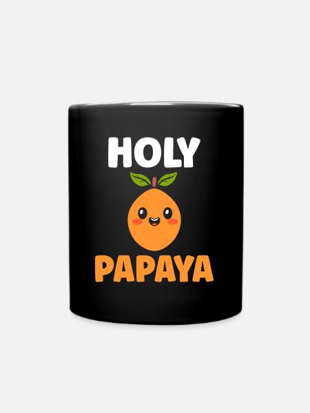 Papaya - Full Colour Mug - black