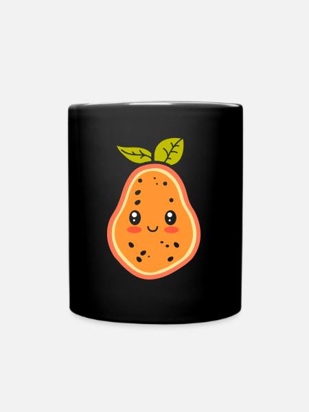 Papaya - Full Colour Mug - black