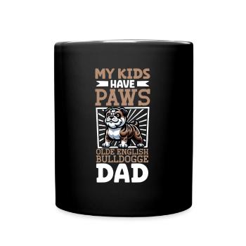 Olde English Bulldog Dad - Full Colour Mug - black - Front