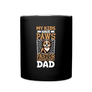 Pastor Garafiano Papa - Tasse einfarbig - Schwarz - Vorne
