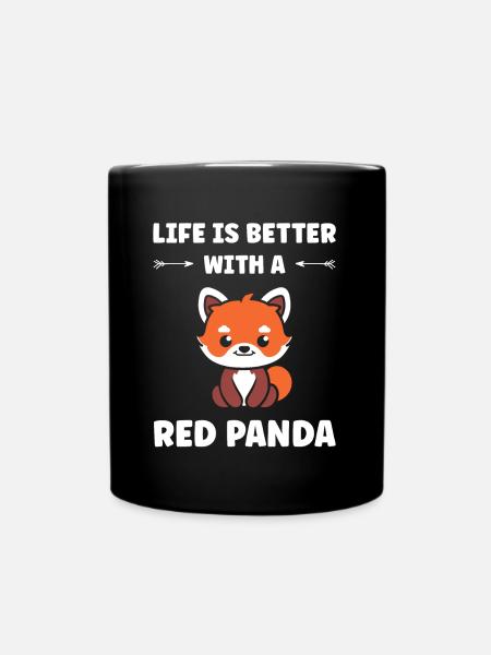 Panda roux - Mug uni - noir