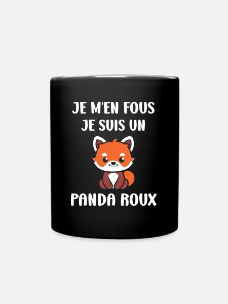 Panda roux - Mug uni - noir