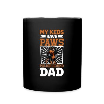 Polish Hound Dad - Full Colour Mug - black - Front