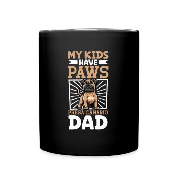 Dogue Canario Papa - Mug uni - noir - Devant