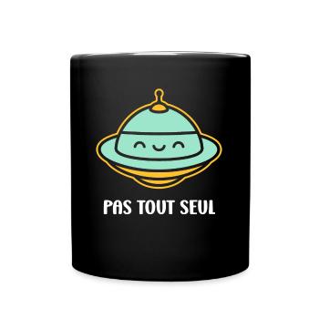 flying saucer - Full Colour Mug - black - Front