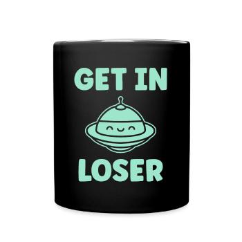 flying saucer - Full Colour Mug - black - Front