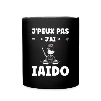 iaido - Mug uni - noir - Devant