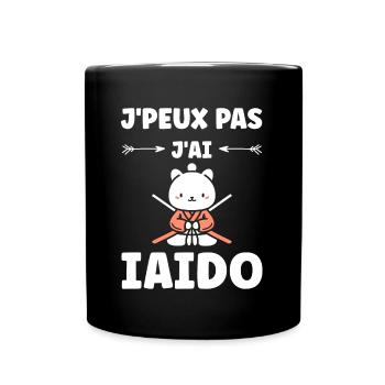 iaido - Mug uni - noir - Devant