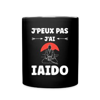 iaido - Mug uni - noir - Devant
