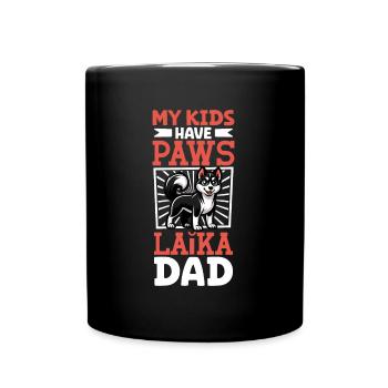 Russisch-Europäischer Laika Papa - Tasse einfarbig - Schwarz - Vorne