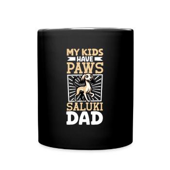Saluki Dad - Full Colour Mug - black - Front