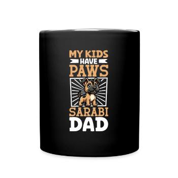 Zentral persischer Hirtenhund Qhadrejooni Papa - Tasse einfarbig - Schwarz - Vorne