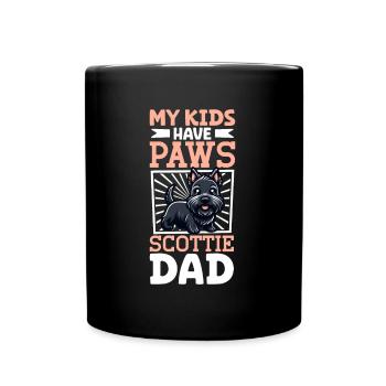 Scottish Terrier Dad - Full Colour Mug - black - Front