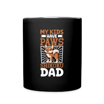 Shikoku Papa - Full Colour Mug - black - Front