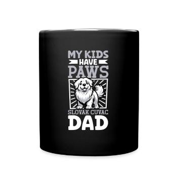 Slovensky cuvac dad - Full Colour Mug - black - Front