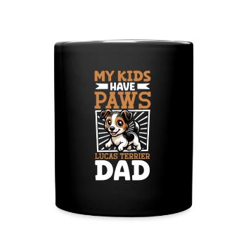 Sporting Lucas Terrier Papa - Tasse einfarbig - Schwarz - Vorne