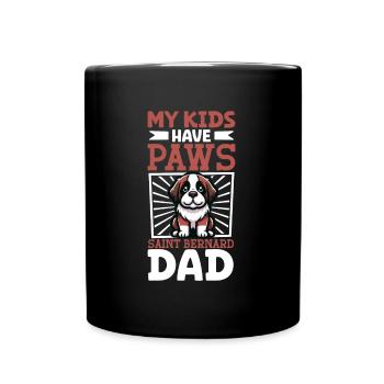 St. Bernard Dad - Full Colour Mug - black - Front