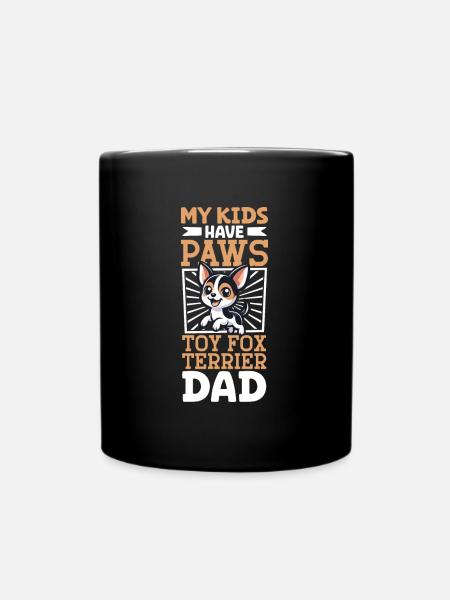 Terrier jouet américain papa - Mug uni - noir