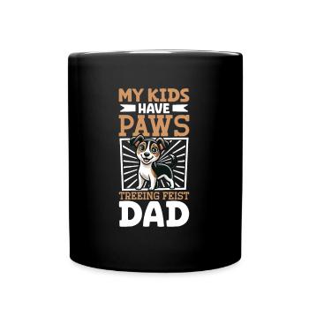 Mountain Feist Papa - Tasse einfarbig - Schwarz - Vorne