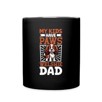 Welsh Springer Spaniel Dad - Full Colour Mug - black - Front