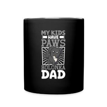Bolonka Zwetna Papa - Tasse einfarbig - Schwarz - Vorne