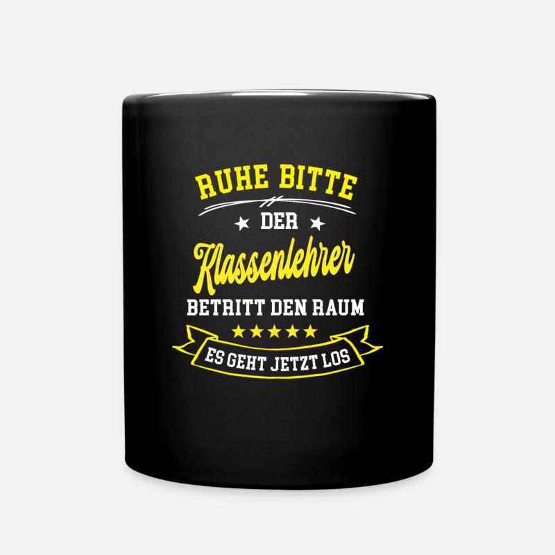 Schullehrer Lehrer der Klasse Schule Klassenlehrer - Tasse einfarbig - Schwarz
