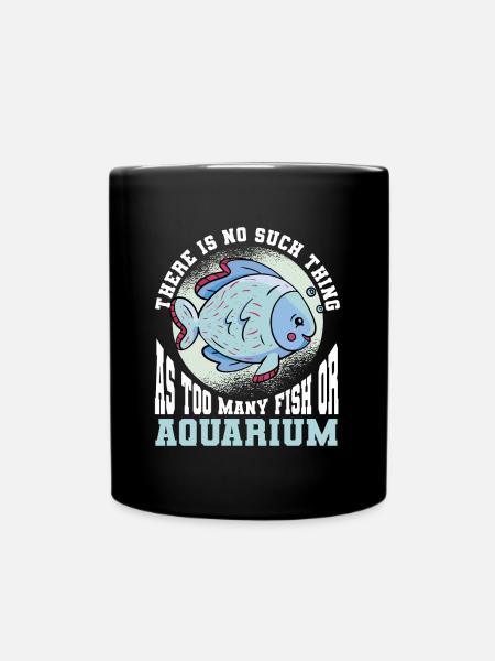 Aquarium Fish Tank Aquarist - Tasse einfarbig - Schwarz