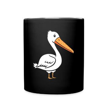 pelican - Full Colour Mug - black - Front