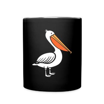 pelican - Full Colour Mug - black - Front