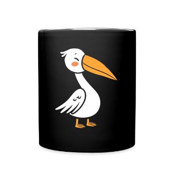 pelican - Full Colour Mug - black - Front
