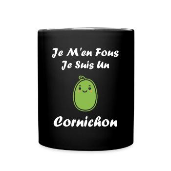 cornichon - Mug uni - noir - Devant