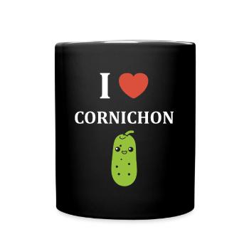 cornichon - Mug uni - noir - Devant