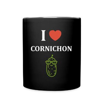 cornichon - Mug uni - noir - Devant